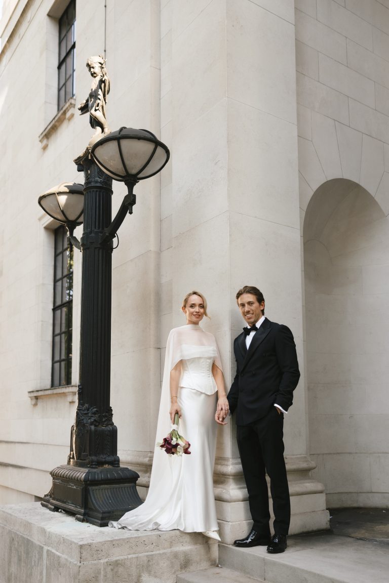 Chic Intimate Wedding in London | The Old Marylebone Town Hall | London Wedding Photographer